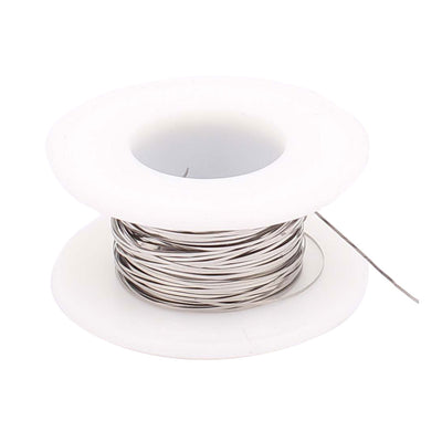 Harfington 15M 49Ft 0.1x0.5mm Nichrome Flat Heater Wire for Heating Elements