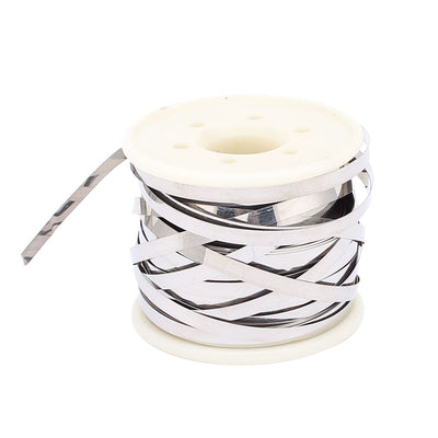 Harfington 15M 49Ft 0.2x4mm Nichrome Flat Heater Wire for Heating Elements