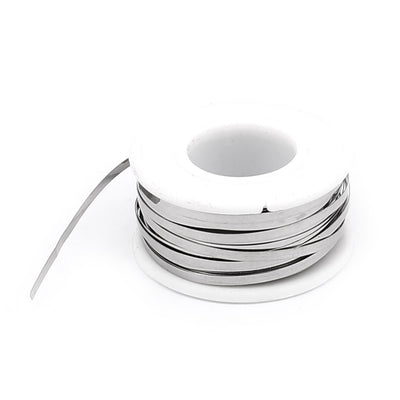 Harfington 15M 49Ft 0.2x2mm Nichrome Flat Heater Wire for Heating Elements