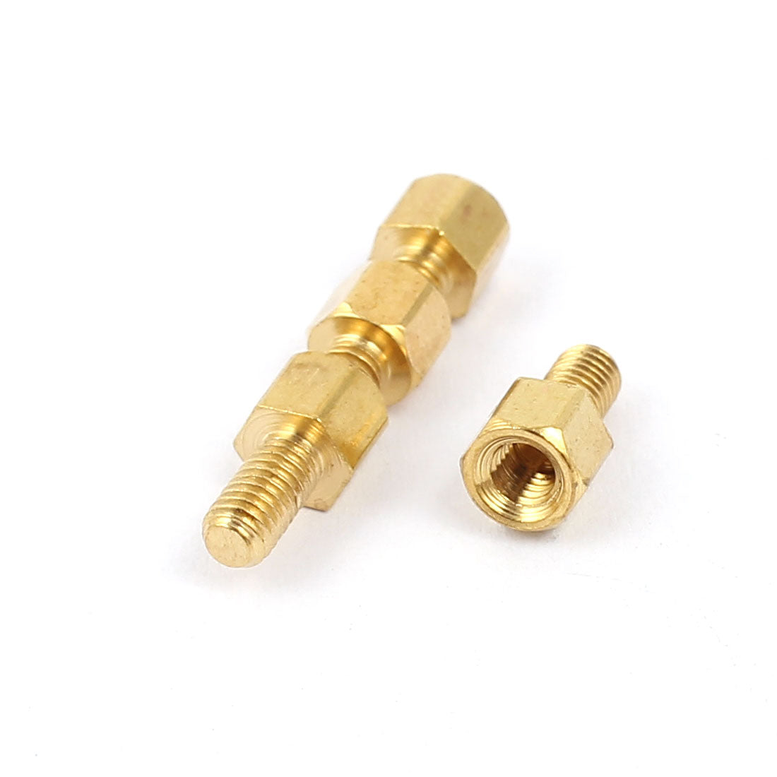 Harfington M3x4mm+6mm Male to Female Thread Brass Spacer Hexagonal Standoff Pillar 160pcs