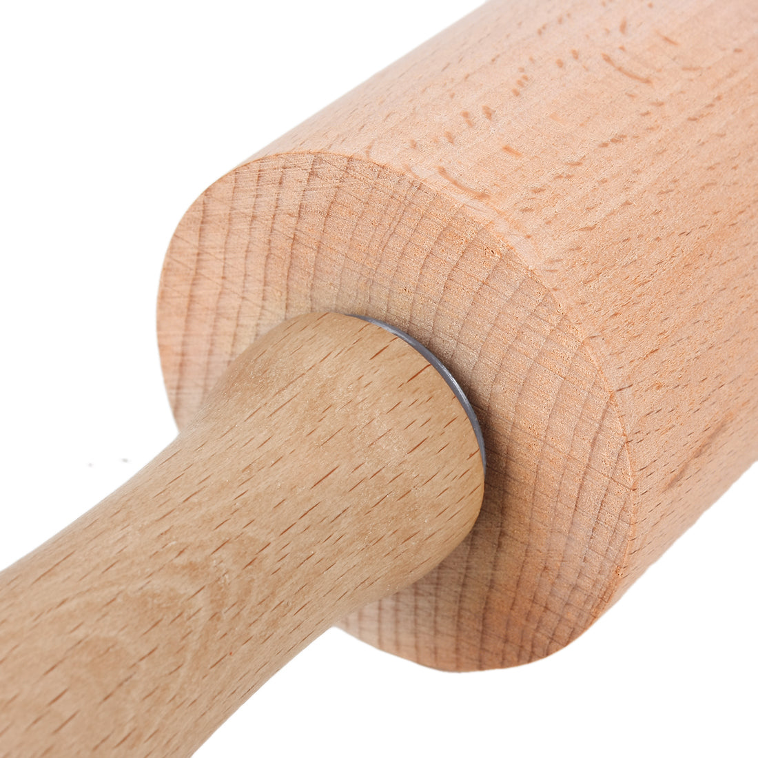 Harfington 18.3 Inch x 2.4 Inch Home Kitchen Flour Dough Non-Stick Wooden Rolling Pin