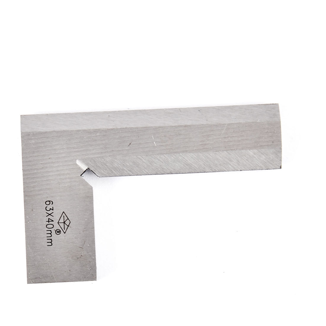 Harfington 63mm x 40mm Scale Metal L Shaped 90 Degree Angle Try Square Ruler