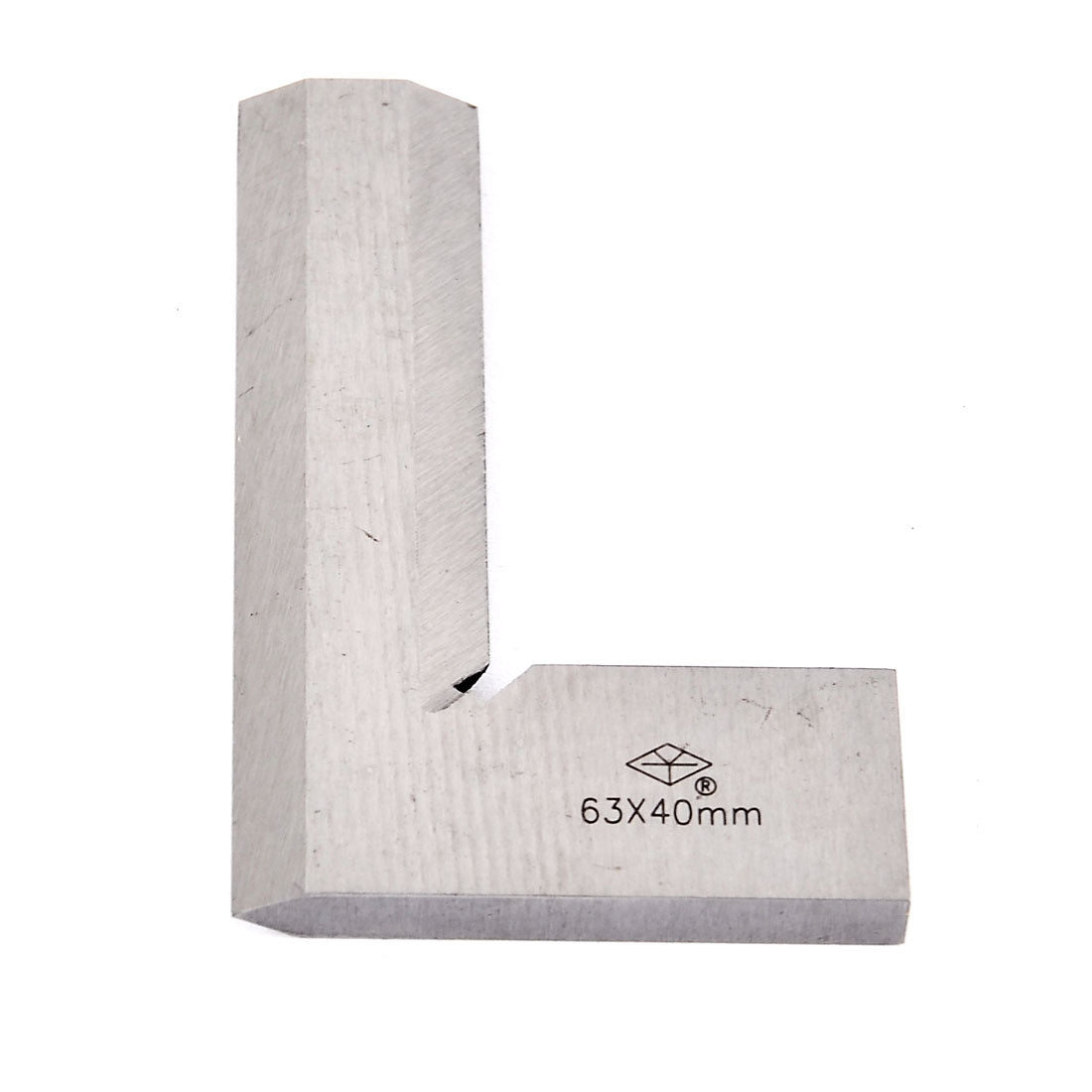 Harfington 63mm x 40mm Scale Metal L Shaped 90 Degree Angle Try Square Ruler