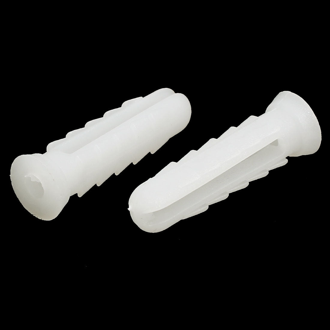Harfington 25mm Length Plastic Expansion Bolt Wall Drywall Anchor White 100pcs