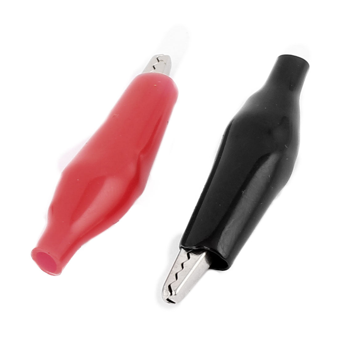 Harfington 18 Stück rot schwarz isolierte Krokodil-Krokodil-Testklemmen