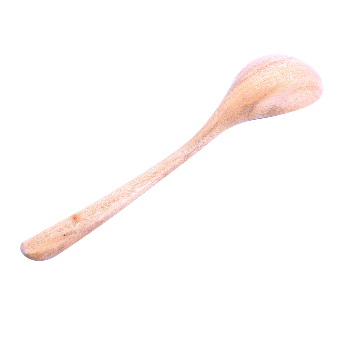 Harfington 18cm Long Kitchen Soup Rice Sugar Salt Serving Cooking Wooden Oval Scoop Spoon