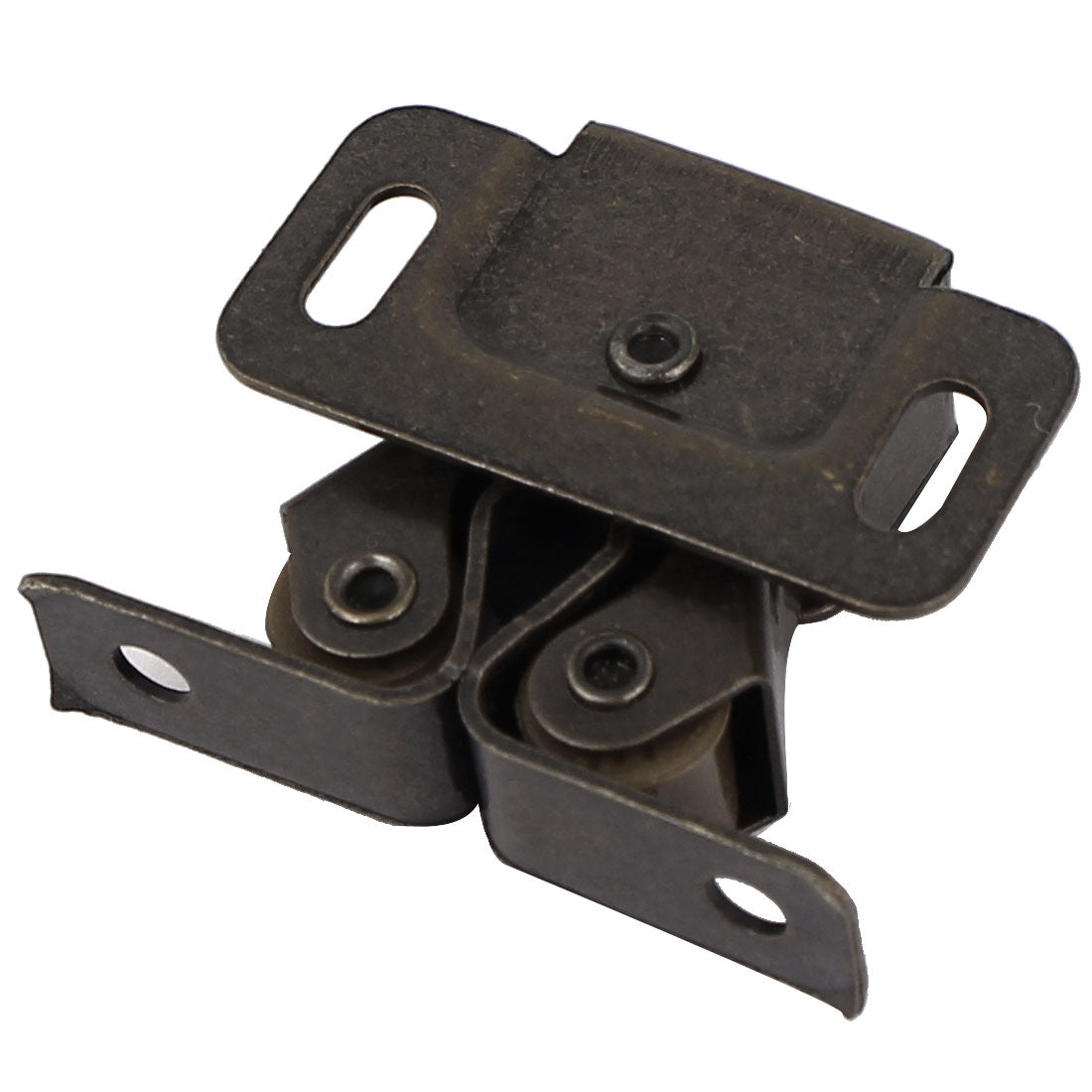 Harfington 16mmx28mm Brass Cabinet Wardrobe Door Ball Roller Latch Catch Copper Tone 2pcs