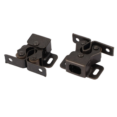 Harfington 16mmx28mm Brass Cabinet Wardrobe Door Ball Roller Latch Catch Copper Tone 2pcs