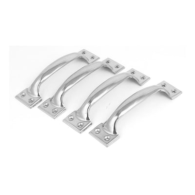 uxcell Uxcell Cabinet Cupboard Stainless Steel Bow Shape Pull Handles 150mm 6-inch Length 4pcs