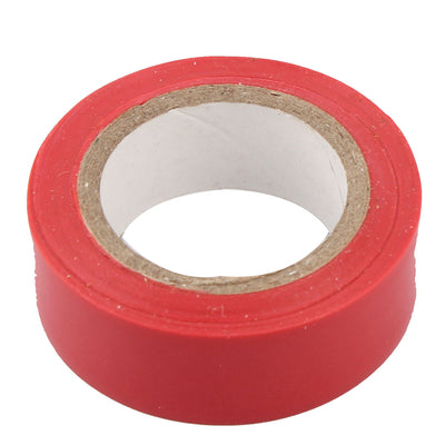 Harfington 17mm Width Self Adhesive Electrical Wire Insulation Tape Roll Red Yellow 2pcs