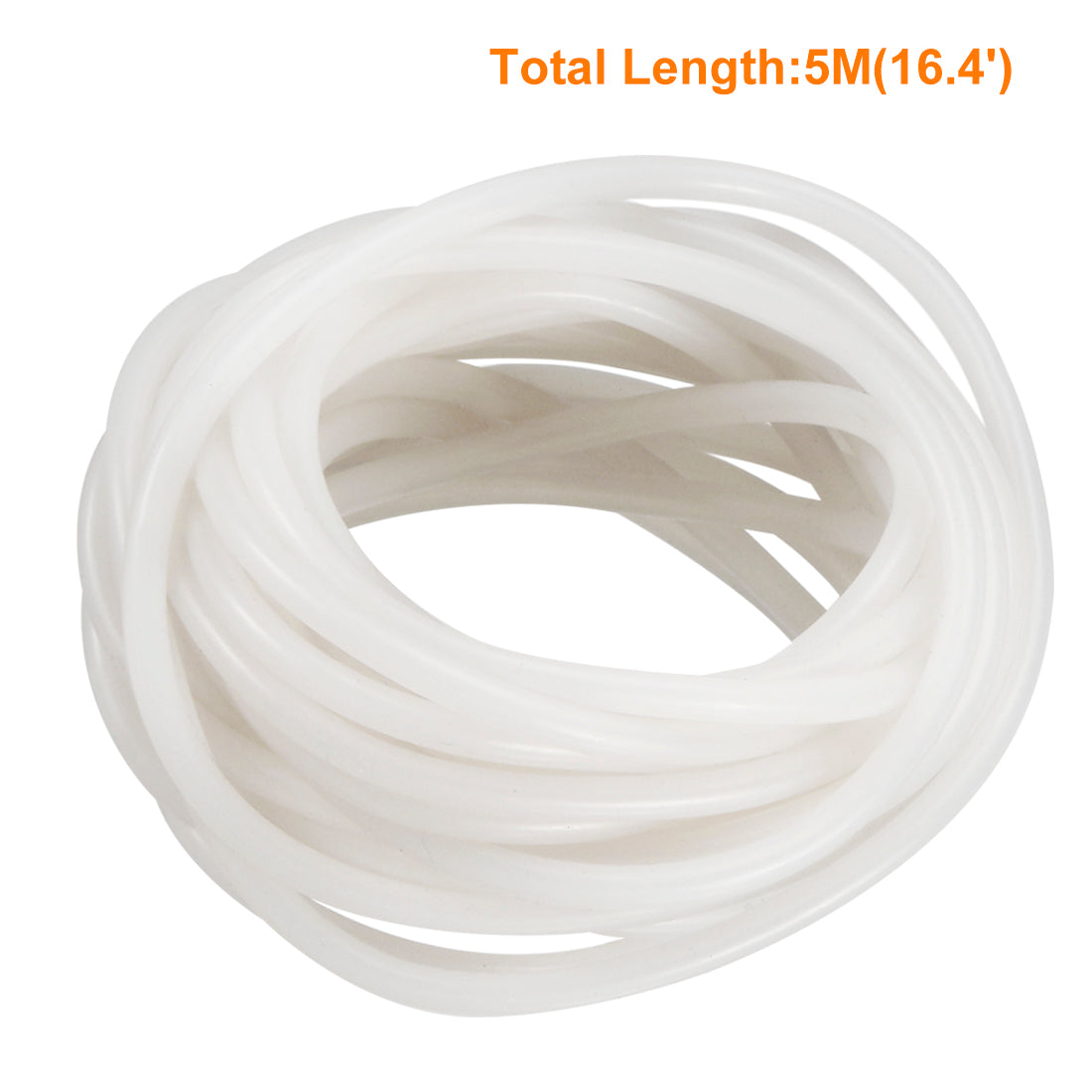 Harfington Silicone Tube mm ID X mm OD 5 Meters Flexible Silicone Rubber Tubing Water Air Hose Pipe for Pump Transfer