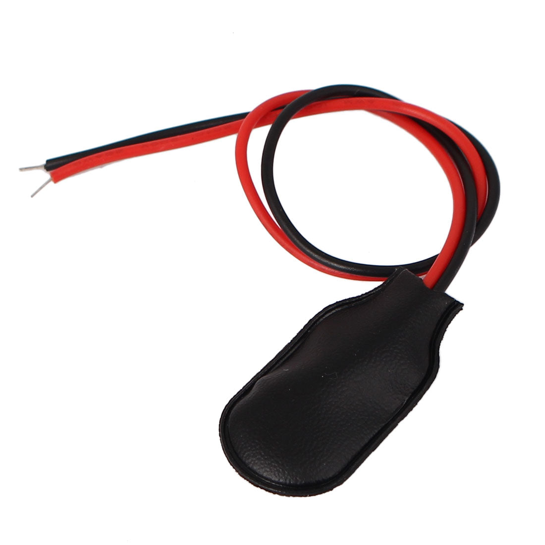uxcell Uxcell 9V Block Battery Clips Faux Leather Buckle I-type Connectors Wire Lead 15cm Long