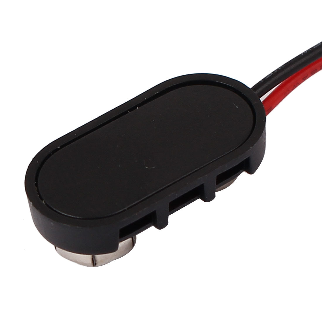 Harfington 15cm Length Black Red Double Cable Connection 9V Battery Clips Connector Buckle