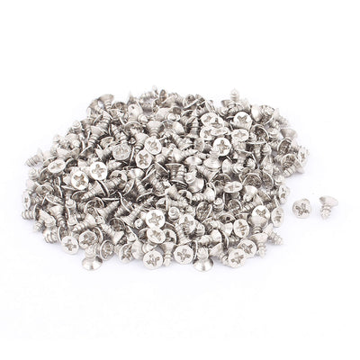 Harfington M3 x 5mm Stainless Steel Phillips Truss Head Self Tapping Screws 300pcs