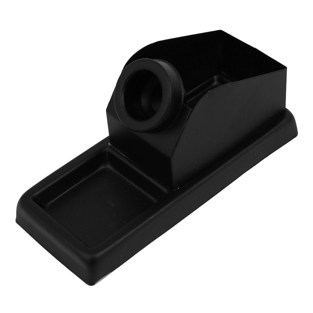 Harfington 155mm Length 60mm Width Black Rectangular Base Stand Holder for Soldering Iron