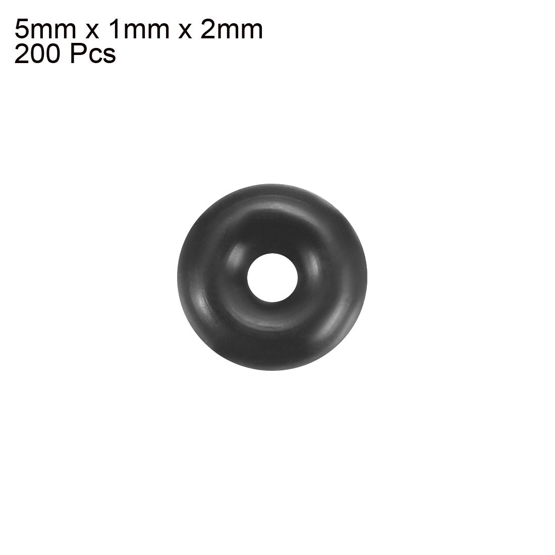 Harfington Nitrile Rubber O-Rings Metric Buna-N Sealing Gasket Pack of 200