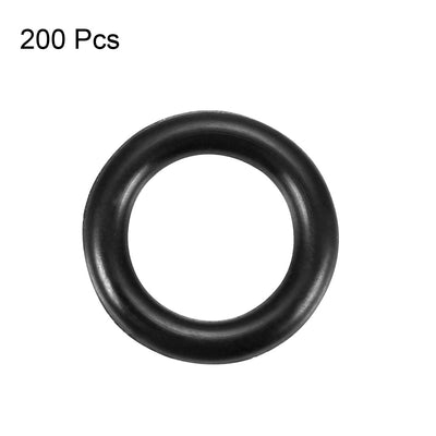 Harfington Nitrile Rubber O-Rings Metric Buna-N Sealing Gasket Pack of 200