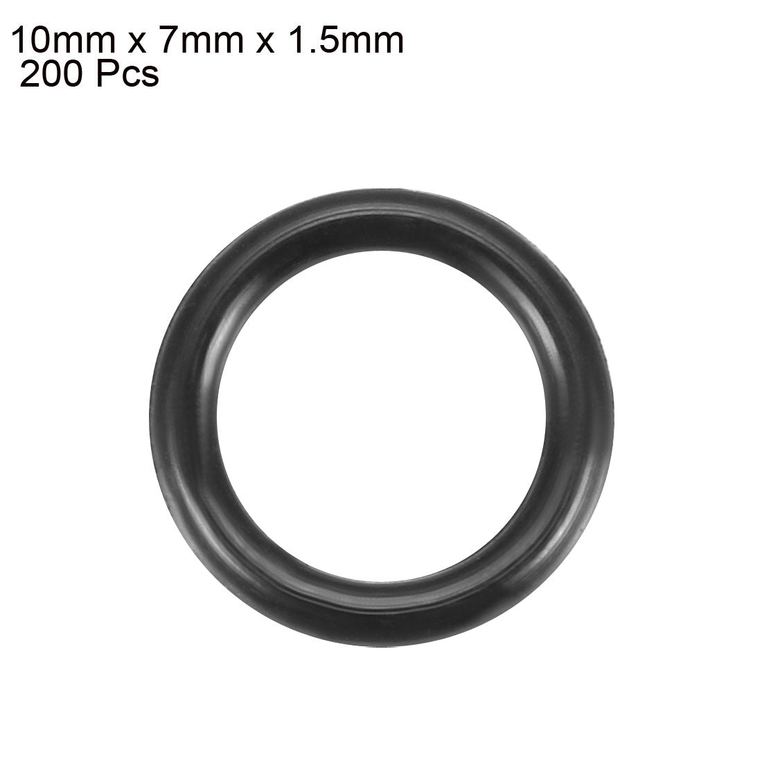 Harfington Nitrile Rubber O-Rings Metric Buna-N Sealing Gasket Pack of 200