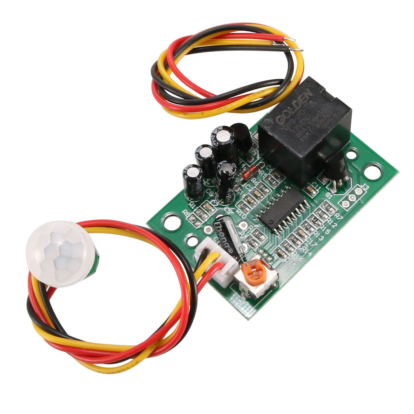 Harfington 12V DC Human Body Motion Sensor Module Switch Board Infrared Sensor