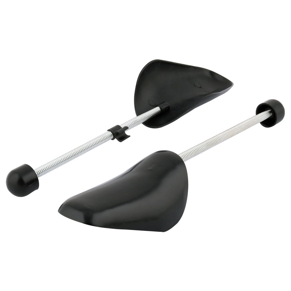 Harfington 13" Long Flexible Spring Shoes Stretcher Expander Shaper Black Silver Tone Pair