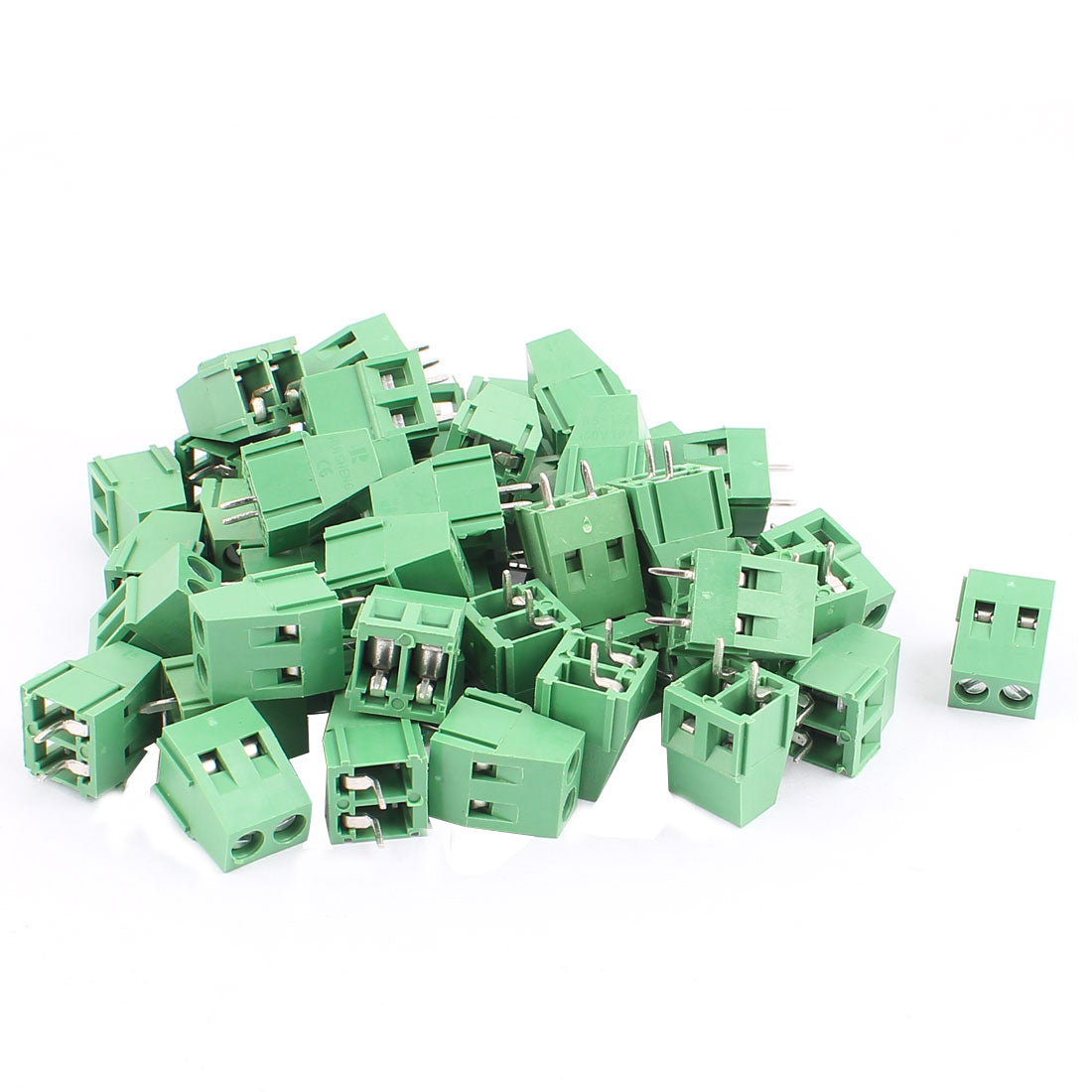 uxcell Uxcell 50 Pcs 5.08mm Pitch 2P Male PCB Pluggable Terminal Block Connector