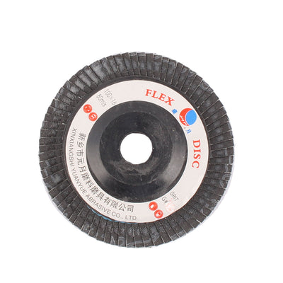 Harfington 16mmx100mm 320 Grip Fan Type Abrasive Flap Sanding Buffing Disc Grinding Wheel