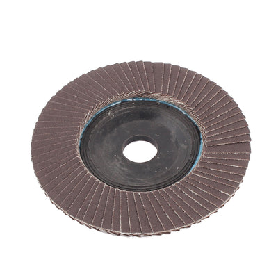 Harfington 16mmx100mm 320 Grip Fan Type Abrasive Flap Sanding Buffing Disc Grinding Wheel