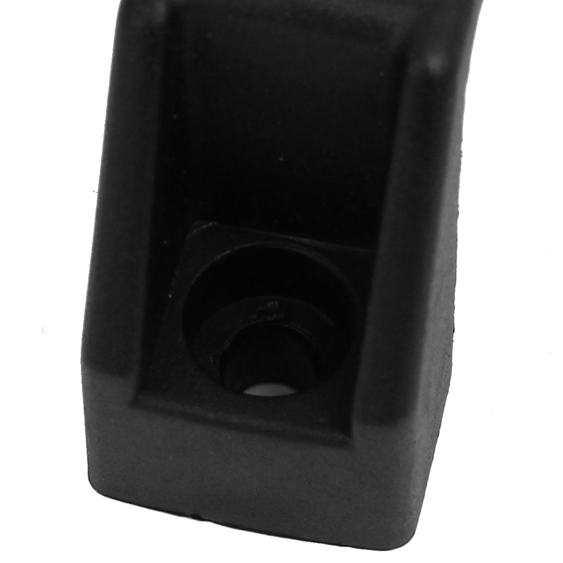 Harfington 198mm x 28mm x 50mm Plastic Arch Style Bow Pull Handle Grip Puller Black 4pcs