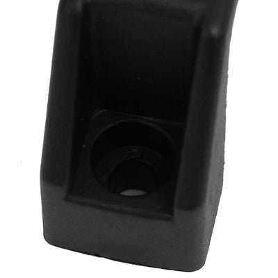 Harfington 198mm x 28mm x 50mm Plastic Arch Style Bow Pull Handle Grip Puller Black 4pcs