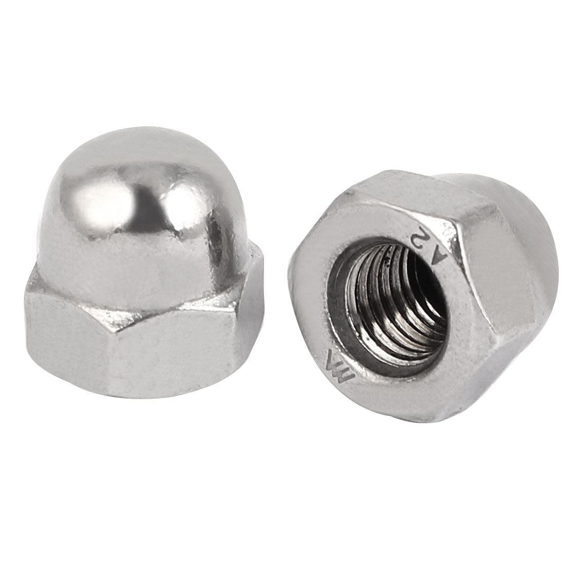 Harfington M10 Thread Dia Dome Head 316 Stainless Steel Cap Acorn Hex Nuts 10pcs