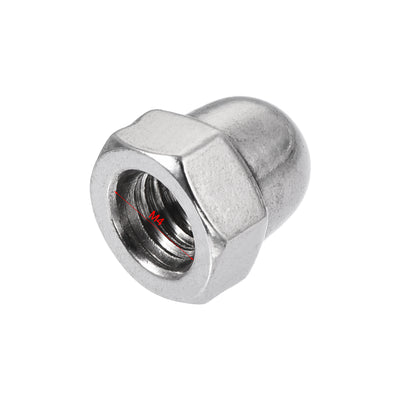 Harfington M4 Thread Dia Dome Head 304 Stainless Steel Cap Acorn Hex Nuts 20pcs