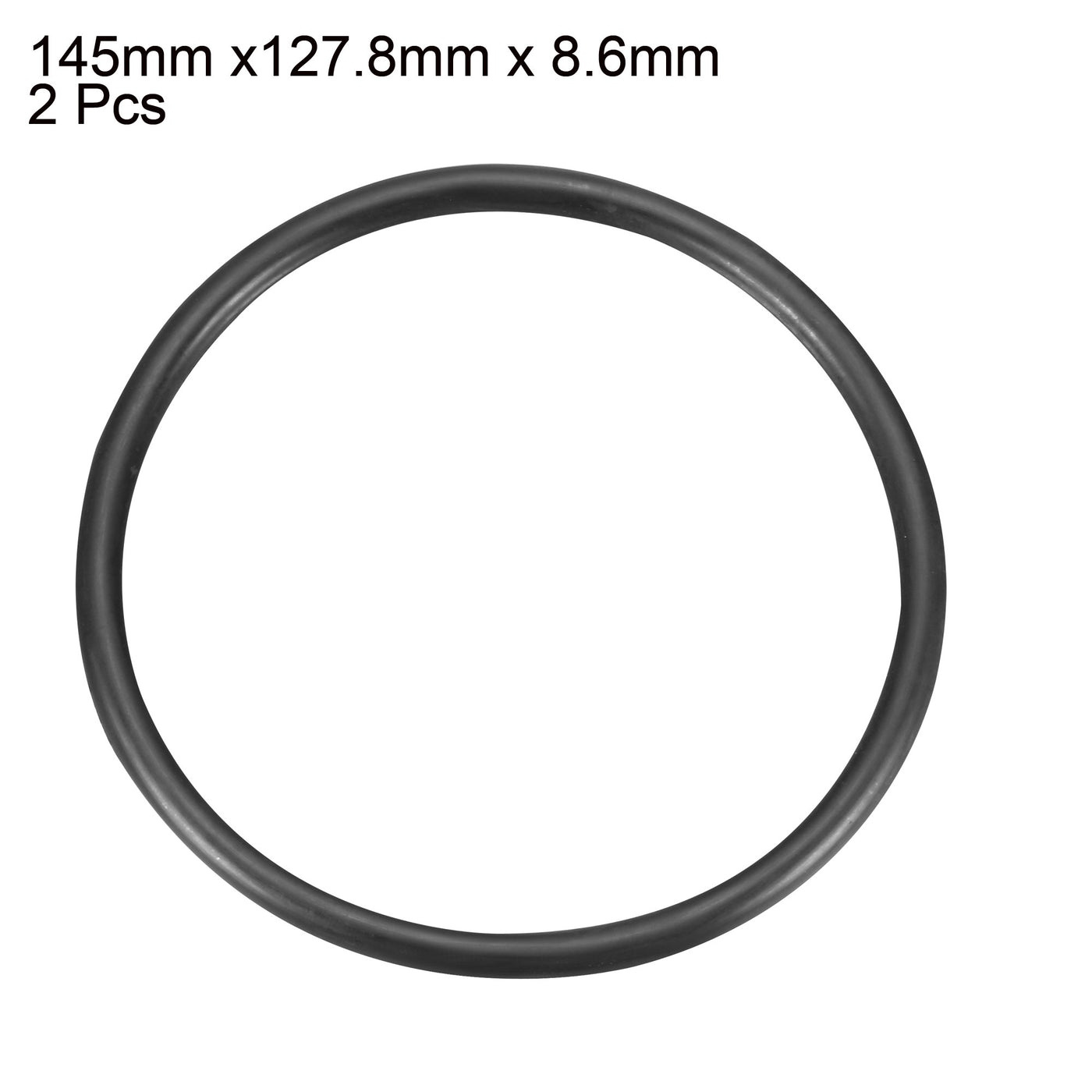 Harfington Nitrile Rubber O-Rings Metric Buna-N Sealing Gasket Pack of 2