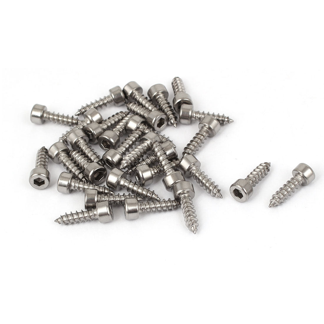 Harfington M4x14mm Hex Drive Head Cap Self Tapping Drilling Screws Fastener 30pcs