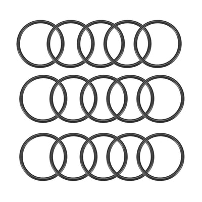 Harfington Nitrile Rubber O-Rings, Metric Nitrile Rubber Sealing Gasket, Pack of 15