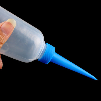 Harfington 150ml Plastic Industry Pointy Nozzle Sewing Machine Oil Squeeze Bottle 3pcs