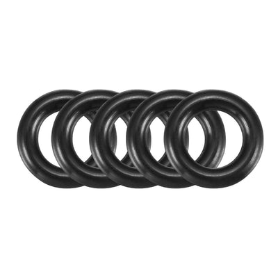 Harfington Nitrile Rubber O-Rings, Metric Nitrile Rubber Sealing Gasket Black Pack of 30