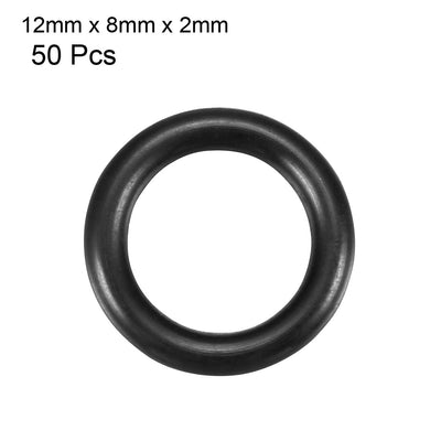 Harfington Nitrile Rubber O-Rings, Metric Buna-N Sealing Gasket 50Pcs