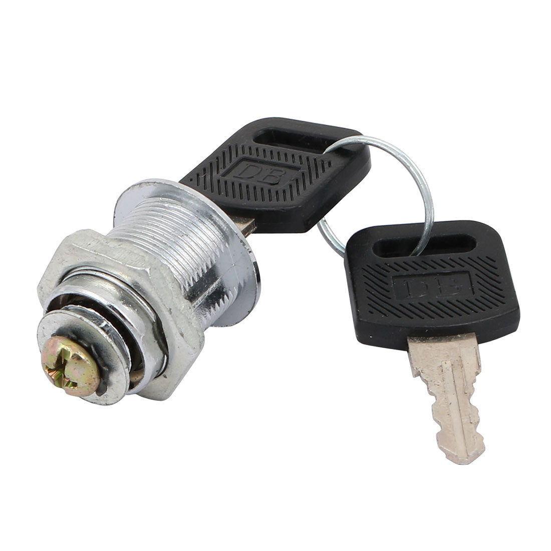 Harfington 18mm Thread Dia 30mm Height Drawer Door Tool Box Cylinder Cam Lock 3pcs