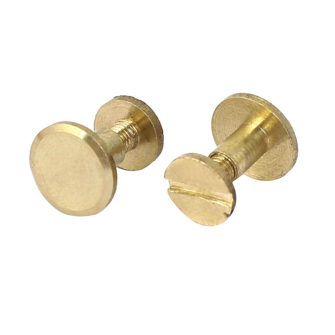 Harfington 3.6mm x 5mm Binding Chicago Screws Post Binder 10pcs for 6-8mm Thickness