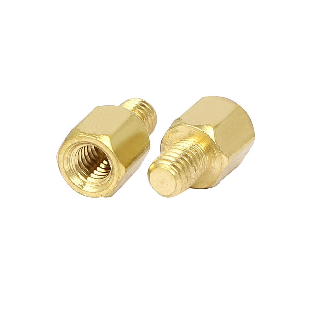 Harfington M3 x 5mm+4mm Male to Female Thread Brass Hex Hexagonal Standoff Spacers 200PCS