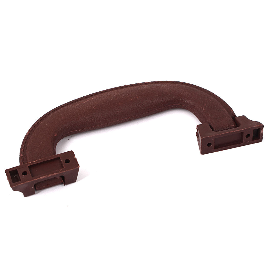 Harfington 145mm Long Plastic Luggage Part Suitcase Side Carrying Pull Handle Brown 2pcs