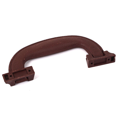 Harfington 145mm Long Plastic Luggage Part Suitcase Side Carrying Pull Handle Brown 2pcs