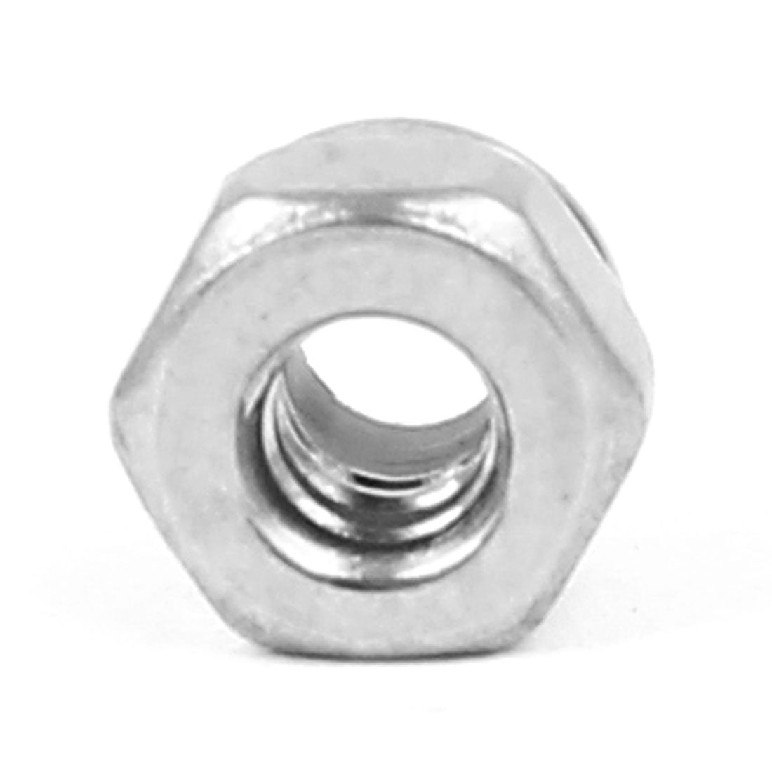 Harfington M2.5 304 Stainless Steel Nylock Self-Locking Nylon Insert Hex Lock Nuts 100pcs