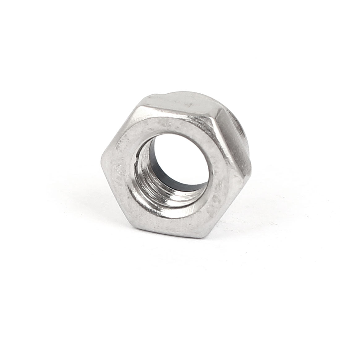 Harfington M8 304 Stainless Steel Nylock Self-Locking Nylon Insert Hex Lock Nuts 20pcs