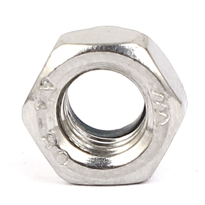 Harfington M5 316 Stainless Steel Nylock Self-Locking Nylon Insert Hex Lock Nuts 100pcs