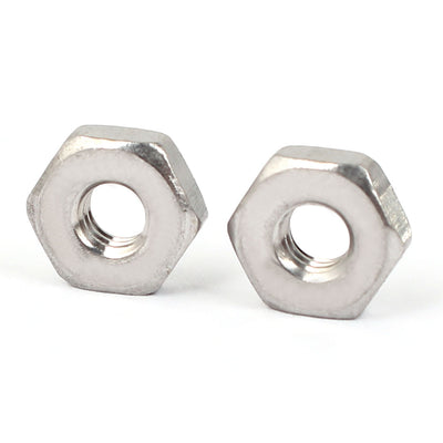 Harfington 8#-32 304 Stainless Steel Hex Nut Fastener 20pcs for Screw Bolt
