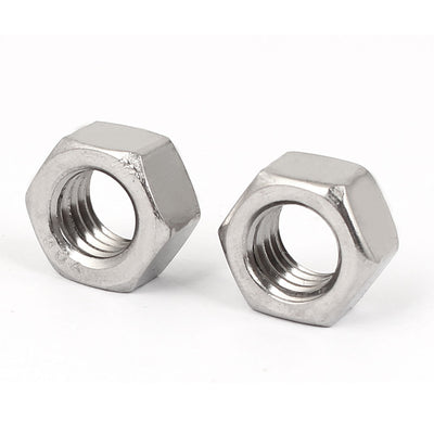 Harfington Hex Nuts, 3/8-16 UNC 304 Stainless Steel Thread Hexagon Nut 10pcs
