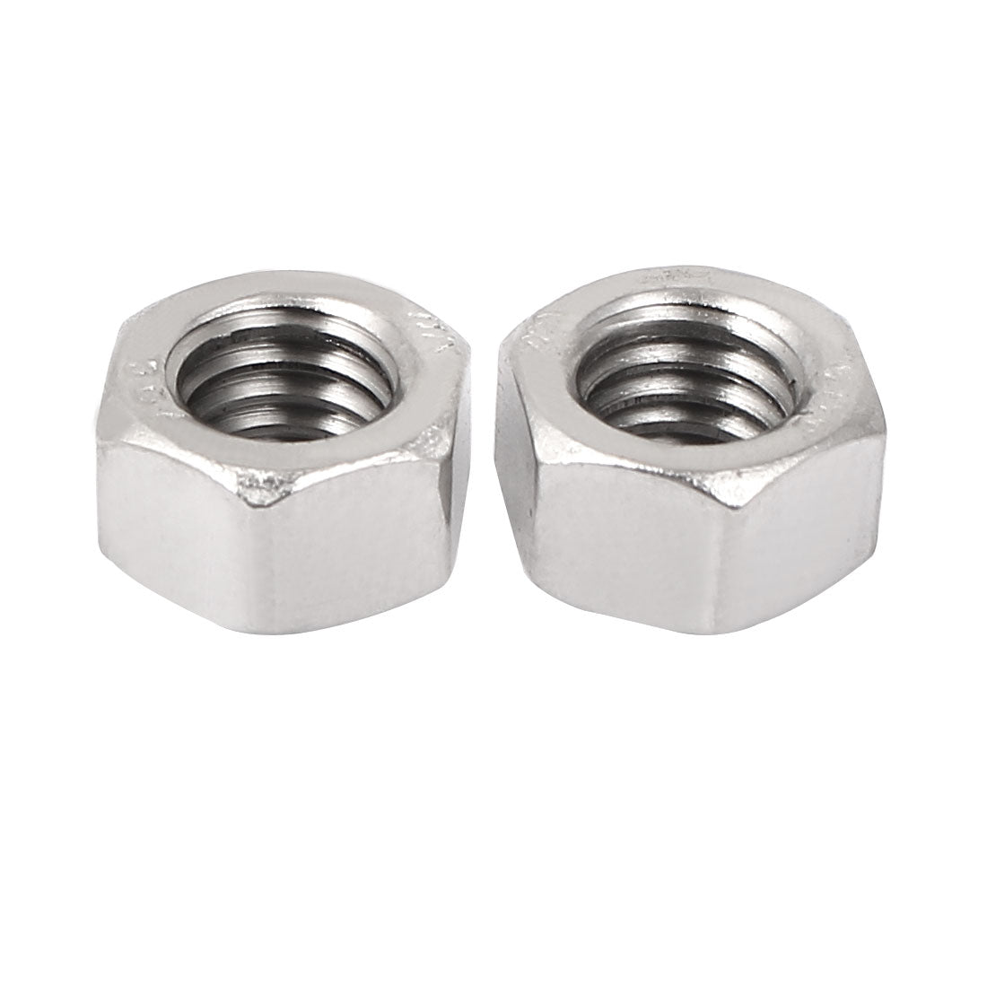 Harfington Hex Nuts, 3/8-16 UNC 304 Stainless Steel Thread Hexagon Nut 10pcs