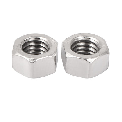 Harfington Hex Nuts, 3/8-16 UNC 304 Stainless Steel Thread Hexagon Nut 10pcs
