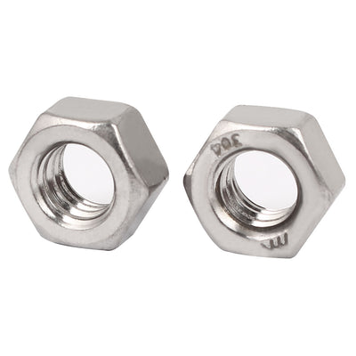 Harfington Hex Nuts, 5/16-18 UNC 304 Stainless Steel Thread Hexagon Nut 20pcs